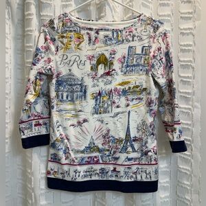 Talbots Graphic Long Sleeve Tee